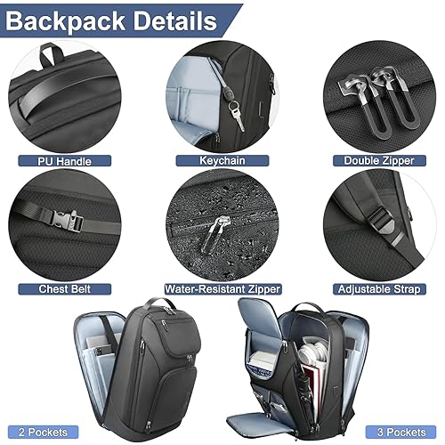 hk Business Smart Backpack for Men Anti-Theft for Inch Laptop