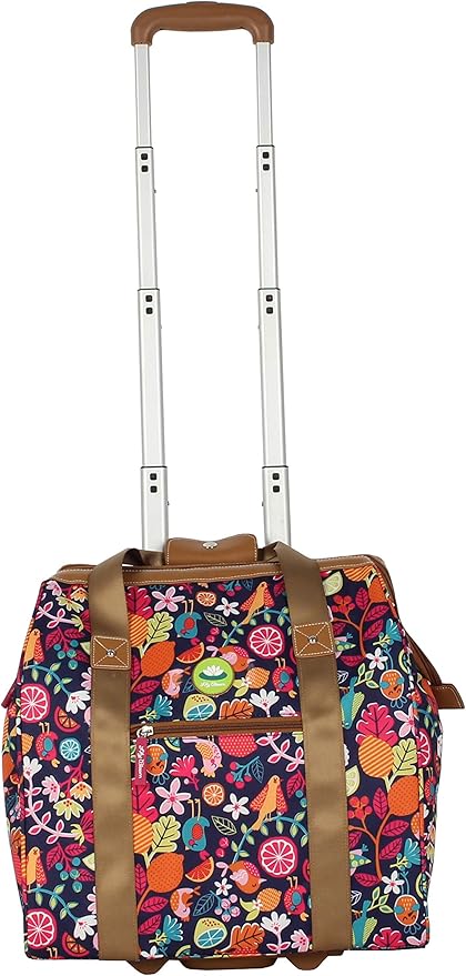 patterned cabin luggage