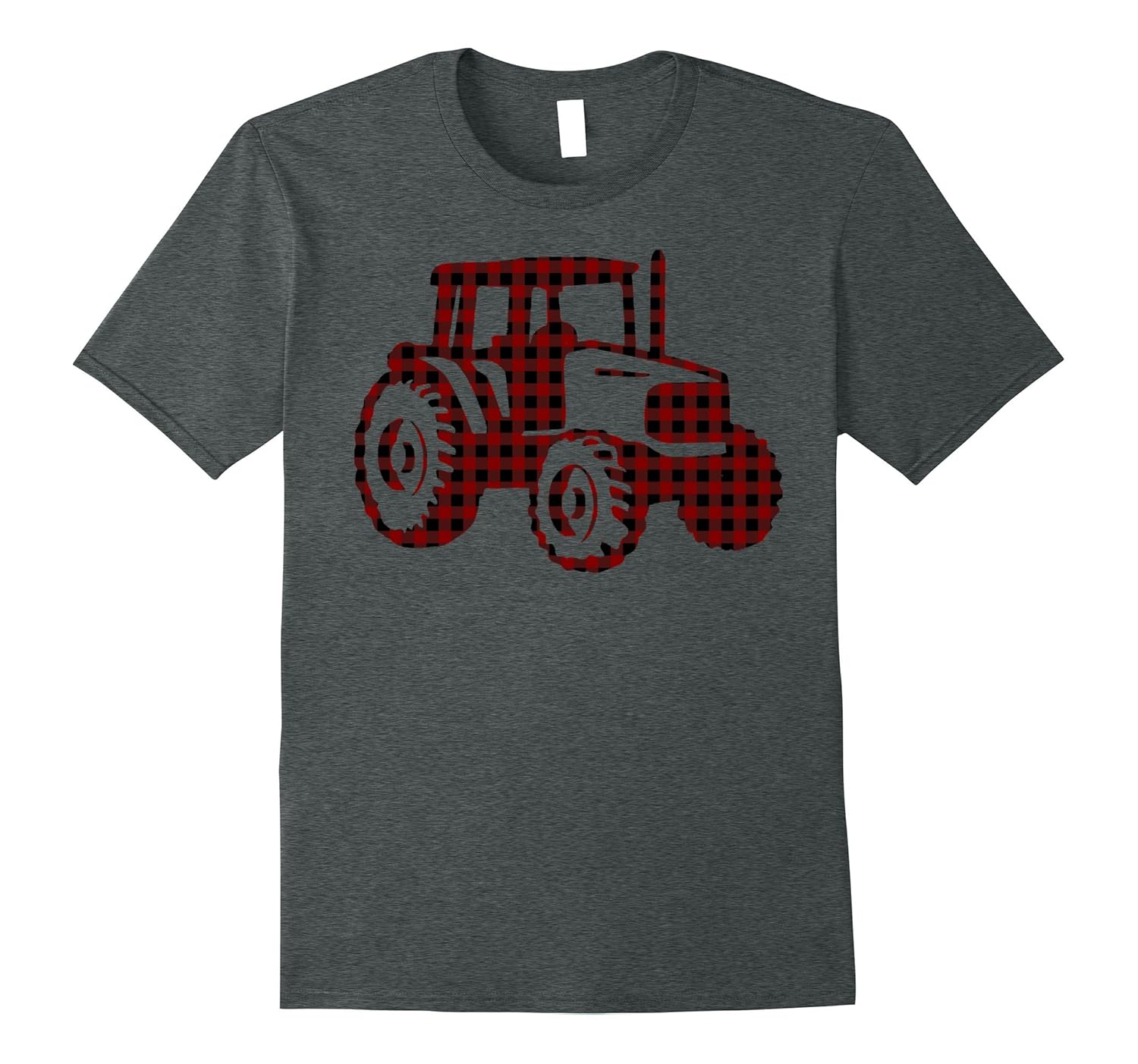 Tractor Buffalo Plaid Trending T-Shirt-Rose