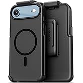 Encased SlimShield for iPhone Air Belt Clip Case with Phone Holster (Compatible with MagSafe) Matte Black