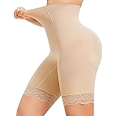 Nebility Shapewear for Women Tummy Control High Waisted Body Shaper Shorts Thigh Slimmer Butt Lifter Panties Underwear