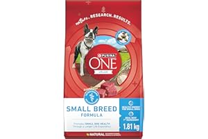 Purina ONE +Plus Small Breed Dry Dog Food with Beef - 1.81 kg Bag