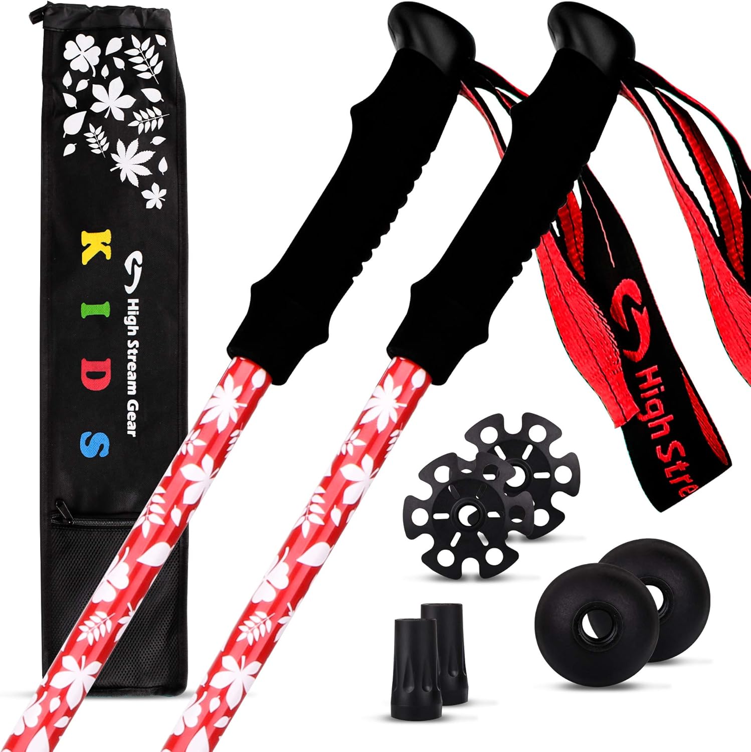 Amazon.com : Kid's Trekking Poles – Collapsible Telescopic Walking