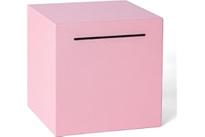 KOZSORT Piggy Bank for Adults Must Break to Open, Unbreakable Adults Piggy Bank Made of Stainless Steel, Metal Saving Bank (Pink, 4.72-inch)