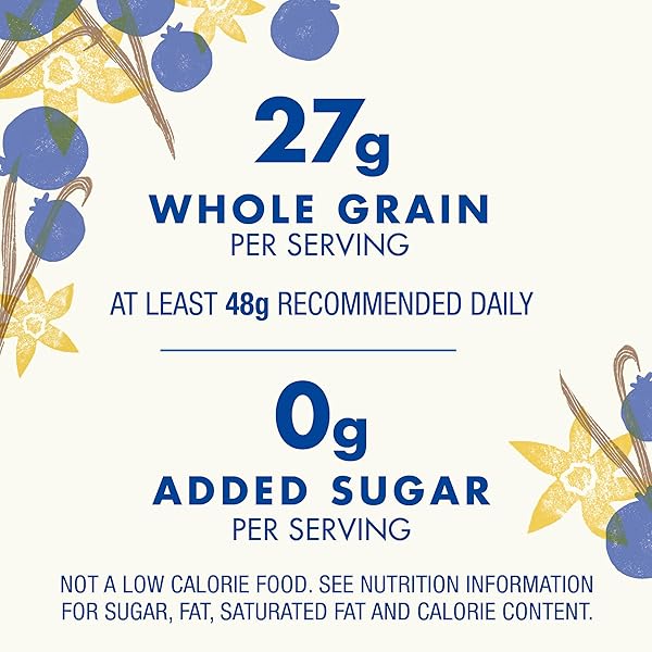 CASCADIAN FARM ORGANIC GRANOLA WITH NO ADDED SUGAR, BLUEBERRY VANILLA CEREAL, RESEALABLE POUCH, 11 OZ.