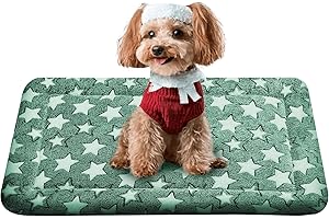 FOGKISS Dog Bed Mat - Soft Dog Crate Pad - Durable Dog Kennel Pad for Small, Medium, Large Dogs. Dog Crate Mat Perfect for Crates, Kennels, or Floor Use.