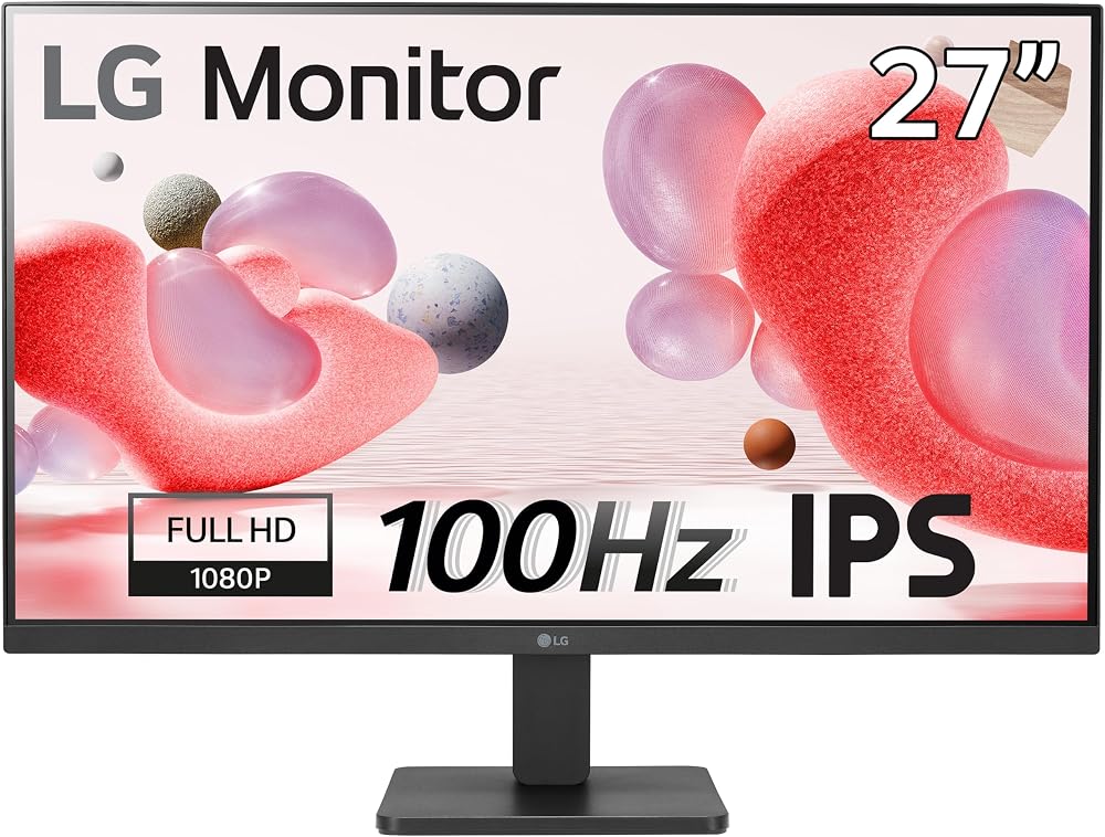 LG 27MR400-B 27 Inch IPS Monitor Full HD 1080p 100Hz FreeSync Anti-Glare