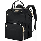 JCDOBEST Lunch Bag Backpack, Insulated Cooler Backpack Lunch Box Laptop Backpack with USB Port for Women Men Fits 15.6 Inch Laptop