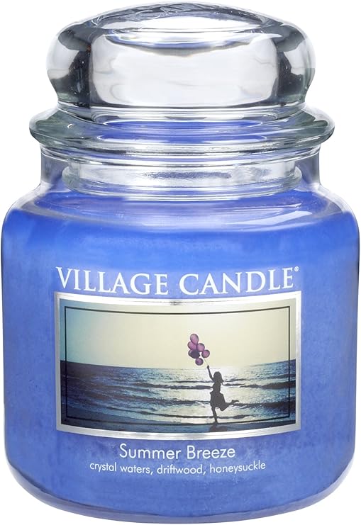 Village Candle Summer Breeze 16 oz Glass Jar Scented Candle