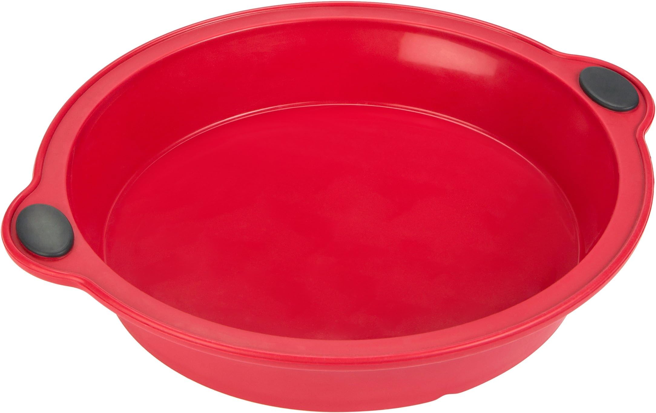Levivo 331800000048 Baking mold round for silicone cake, red, 200x53mm