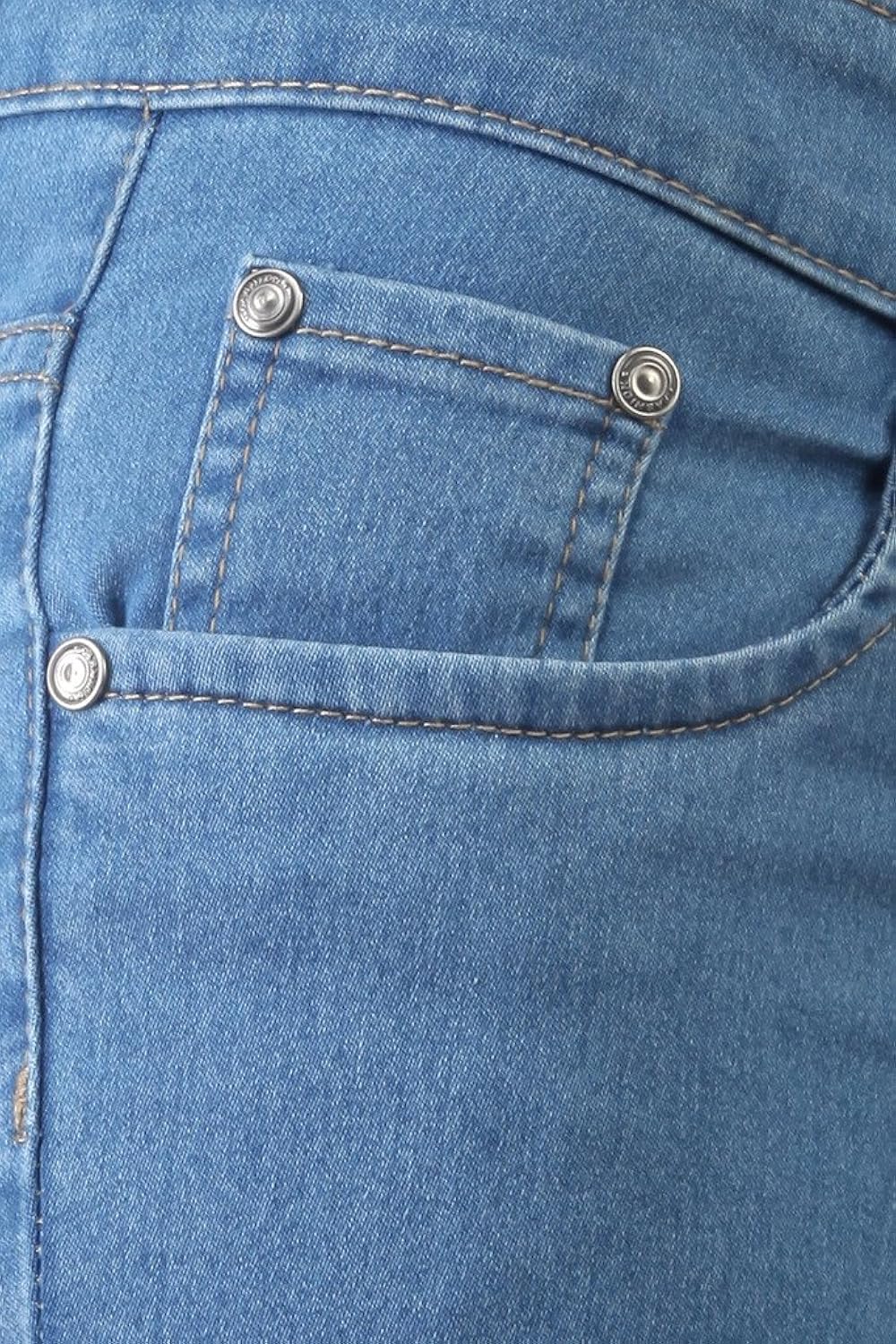 obeo's ankle fit stretchable silky denim for women