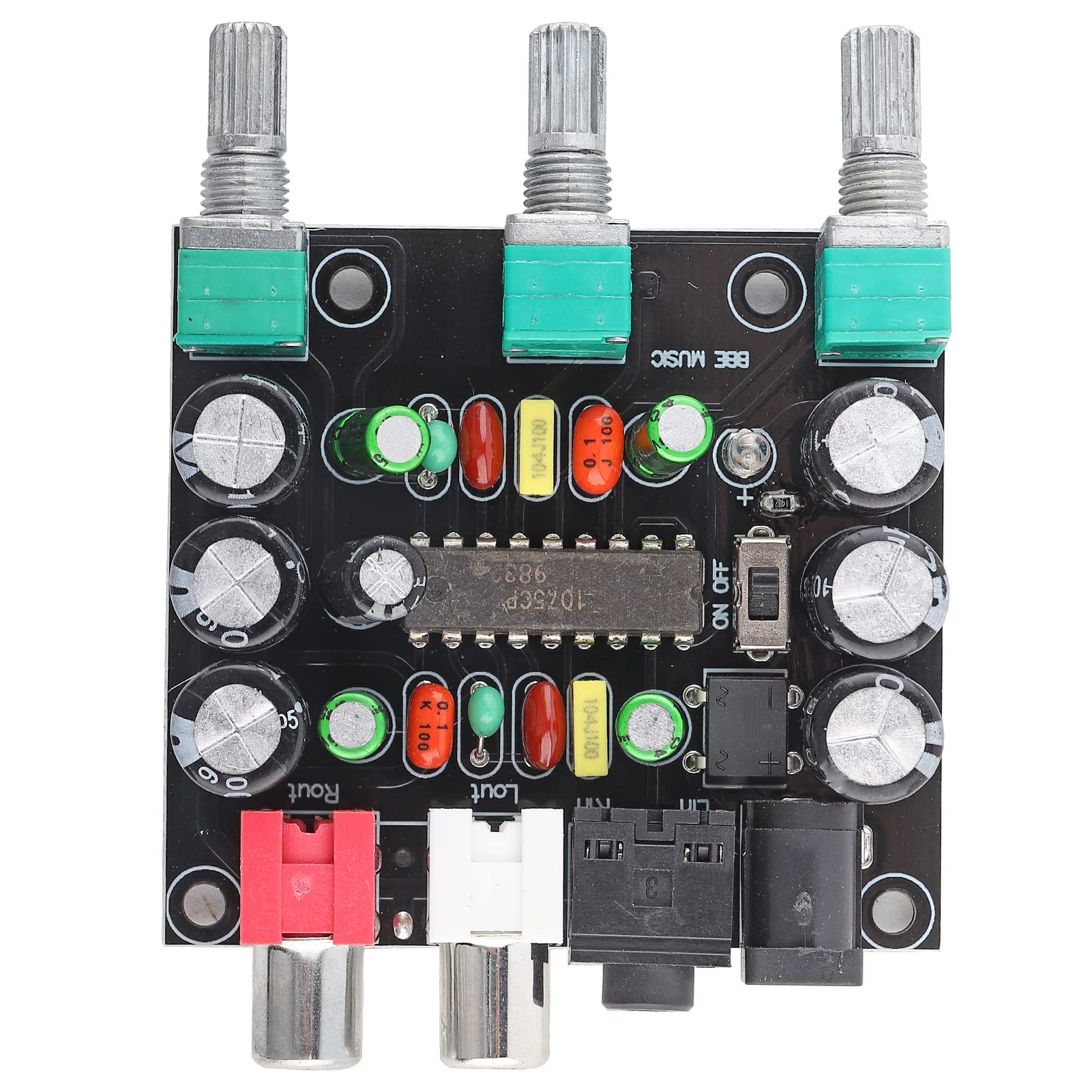 Preamp Board 2 Channels Portable Preamplifier Module HiFi Sound Audio Mixer Board