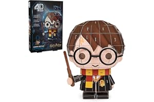 4D Build, Harry Potter Character 3D Puzzle Model Kit 87 Pcs, Harry Potter Gifts Desk Decor, Building Toys, 3D Puzzles for Adults & Teens 12+