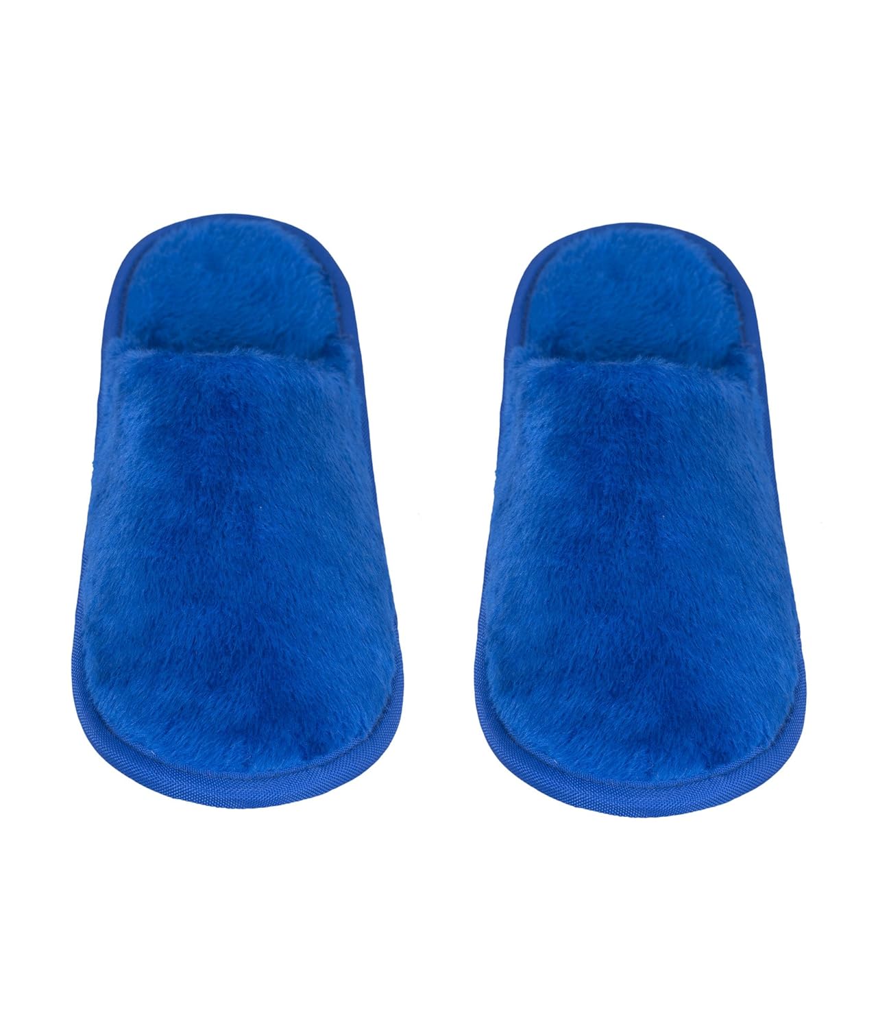 old cobbler unisex winter slippers(bluefur, blue)