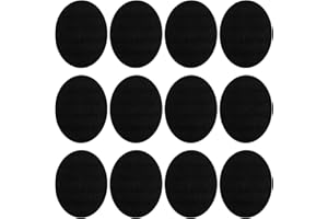 PATIKIL Iron-on Patches, 12 Pack Velvet Elbow Knee Patches Oval Repair Patches Kit for Clothing Sweater Pants Shirts Jackets 