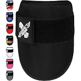 Exxact Sports Plain Protective Baseball Elbow Guard | Batters Softball Elbow Guard Youth &amp; Adult with Adjustable Strap, Baseball Elbow Pads