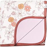 Copper Pearl Three-Layer Baby Blanket: Soft Baby Quilts for Boys and Girls | Breathable, Cozy, Toddler Blanket | Baby Quilt for Newborns | 46x46 Premium Polyester/Rayon | Ferra