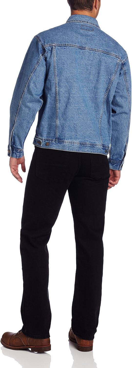 Wrangler Men's Rugged Wear Unlined Denim Jacket at  Men’s Clothing store