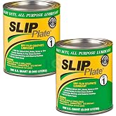 Slip Plate Dry Graphite Lubricant 2-Pack (1 Quart Cans) &mdash; Heavy-Duty Dry Film Coating, Weather-Resistant, Rust &amp; Friction Protection