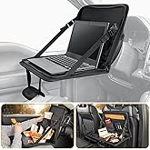 JOYTUTUS 3 in 1 Steering Wheel Eating Tray, Car Back Seat Laptop Desk, Multifunctional Car Office Bag, Car Work Table for Wri