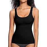 ONEW Shapewear Camisoles Seamless Tummy Control Compression Tank Tops Waist Trainer Body Shaper for Women