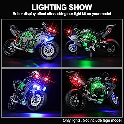DALDED LED Lighting Kit for Lego Technic Kawasaki