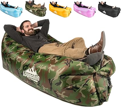 wind blow up beach chair