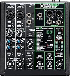 Mackie ProFX6v3 6-Channel Mixer with USB and
