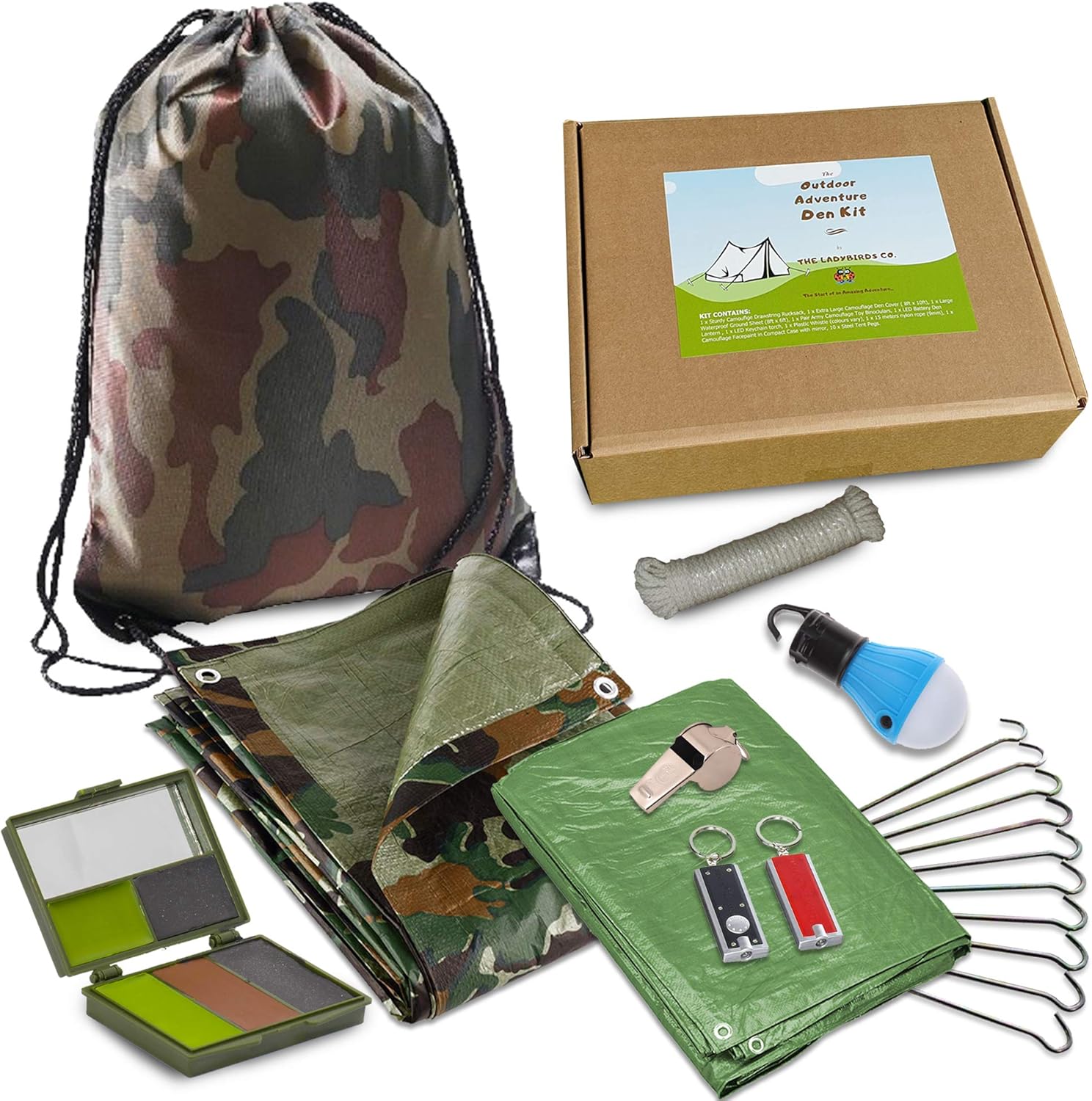 children's den building kit