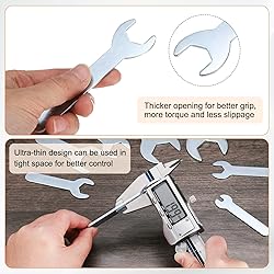 HARFINGTON 10pcs Small Wrench 17x108x2mm Metric