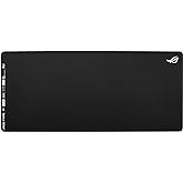 ASUS ROG Hone Ace XXL Gaming Mouse Pad – 35.4” x 15.7", (XXL Size), Extra-Cushioning, Table-Sized for Wide, Smooth Glide and Control, Water/Oil/Dust-Resistant, Extra-Soft Non-Slip Rubber Base - Black