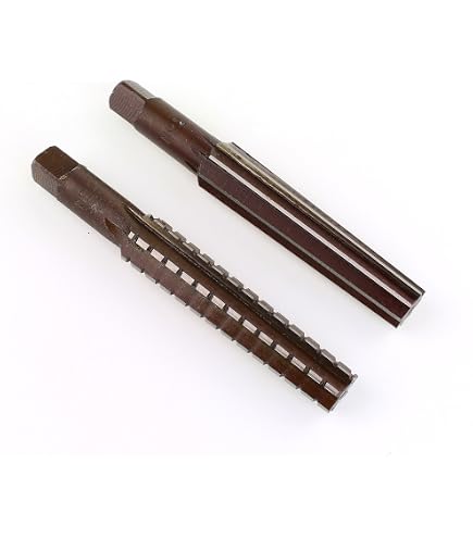 CoCud MT2 Morse Taper Reamer – 15mm To 18mm Cutting Dia, 6 Flute, Alloy Steel – For Aluminum, Copper, Plastic & Wood