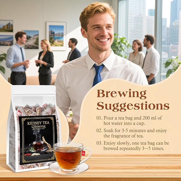 ZENVIVIAN GINSENG SIX TREASURE TEA – HERBAL TEA WITH GINSENG, WOLFBERRY, RED DATES, MACA, POLYGONATUM SIBIRICUM & MULBERRY – NATURAL INGREDIENTS, RELAXING, 25 TEA BAGS