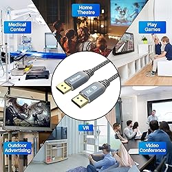 8K DisplayPort 1.4 Cable 25 Feet,Adoreen DP Cord