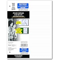 thumbnail image 2 of Five Star Flex Refillable Notebook - 1" Ring Binder With Study App, 200 Sheet Capacity, College Ruled Paper 2 of 5