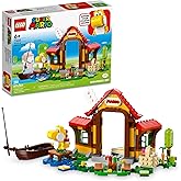 LEGO Super Mario Picnic at Mario’s House Expansion Set 71422, Collectible Playset with Yellow Yoshi Figure, Buildable Game Toy to Expand on Starter Course, Super Mario Birthday Gift for 6-8 Year Olds