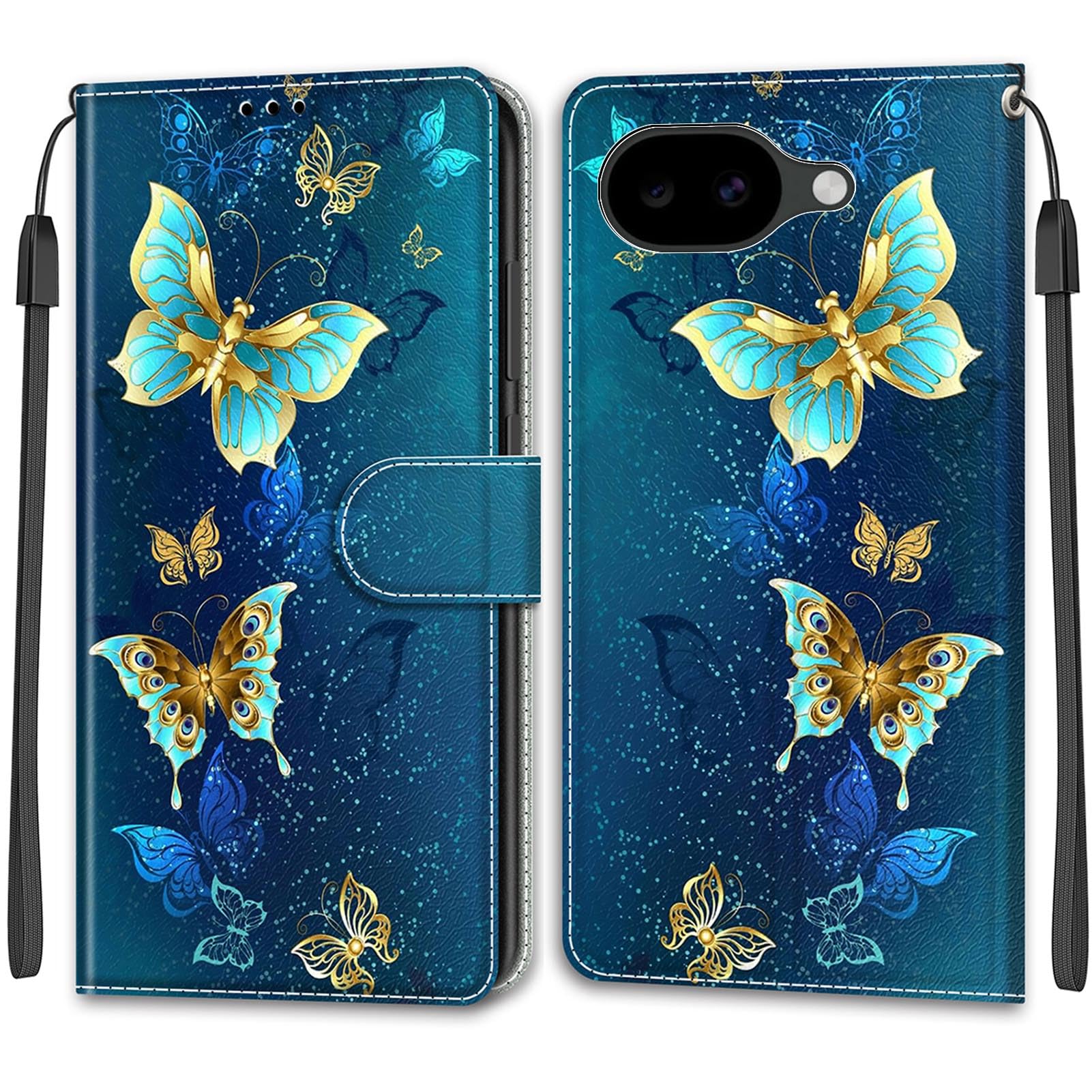 Handyhülle für Google Pixel 10A Hülle, grüner Schmetterling 3