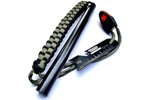 Ferro Rod 6 Inch X 1/2 inch by HBY Outdoor Equipment, Thickest Ferro Rod for EDC(Everyday Carry) and Survival, 20000+ Strikes