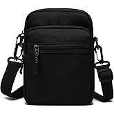 Lohol Small Messenger Bag for Men Women, Water Resistant Adjustable Crossbody Sling bag Purse for Travel Sports