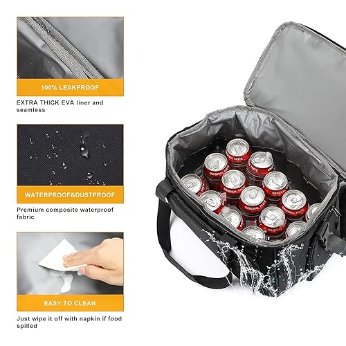 Double Leaves 36 Cans Extra Large Flight Attendant Lunch Bag Crew