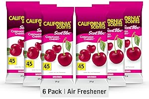 California Scents Power Bloc Car Air Freshener, Stocking Stuffers, Coronado Cherry Scent