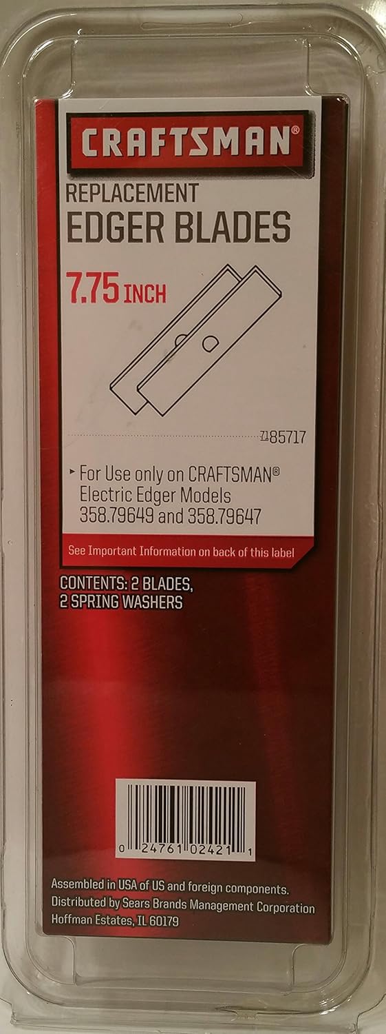 Amazon.com : Craftsman 7 3/4" Edger Blades : Power Edger Blades : Garden &  Outdoor