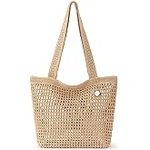 The Sak Casual Classics Tote Bag - Hand Crochet Woman's Purse For Everyday, Travel, Beach Bag - Handbag With Shoulder Straps