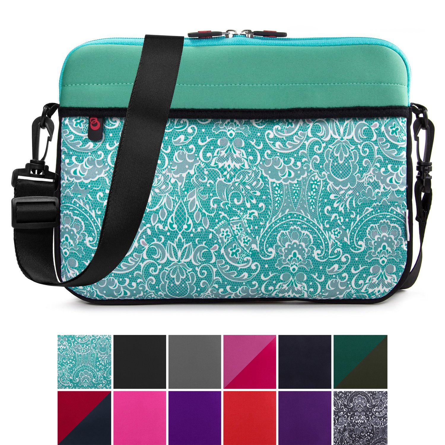 Kroo 1213 Inch Laptop Sleeve Tablet Bag, Water Resistant Neoprene