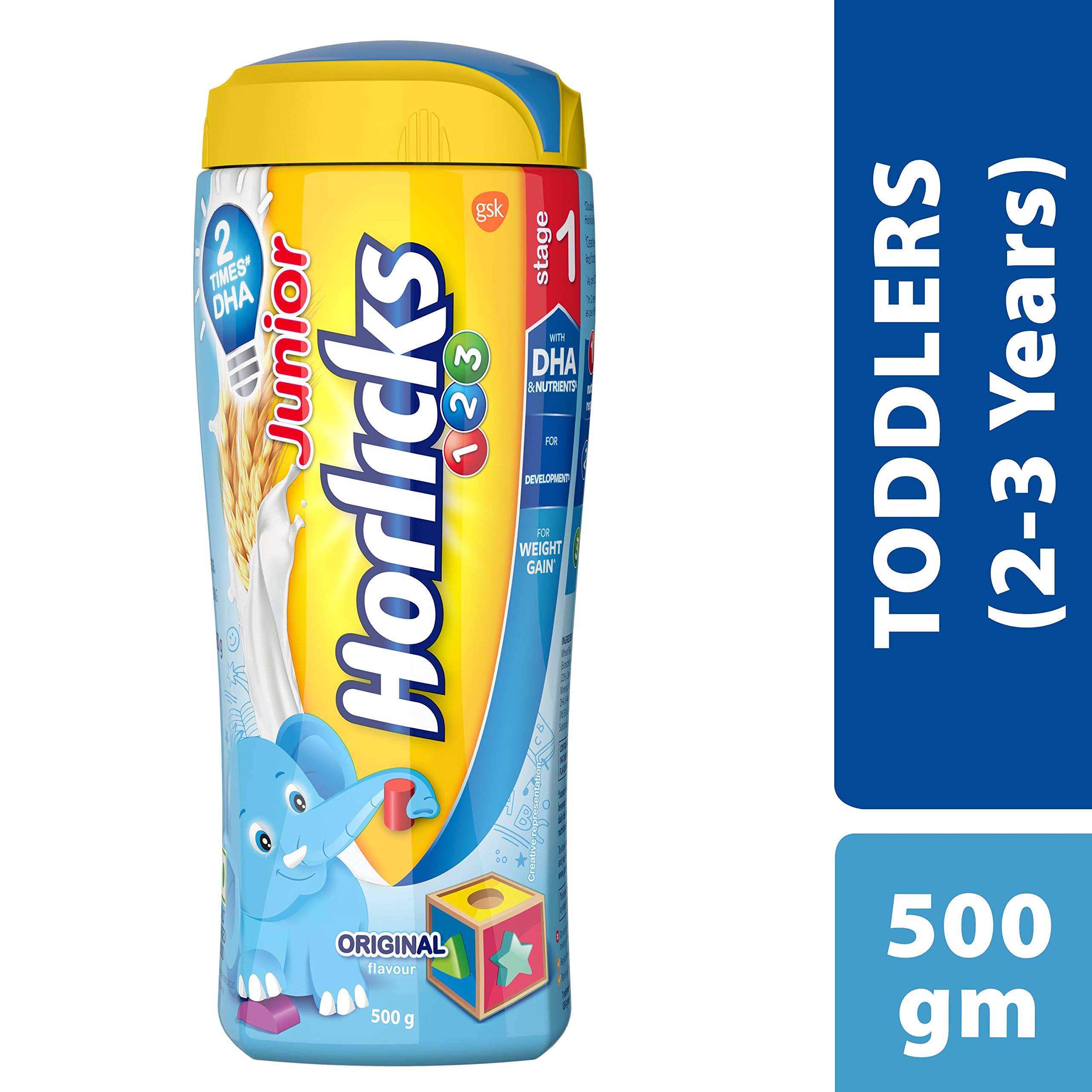 Horlicks Junior OriginalStage 1 500g Bottle Buy Online in UAE. Hpc