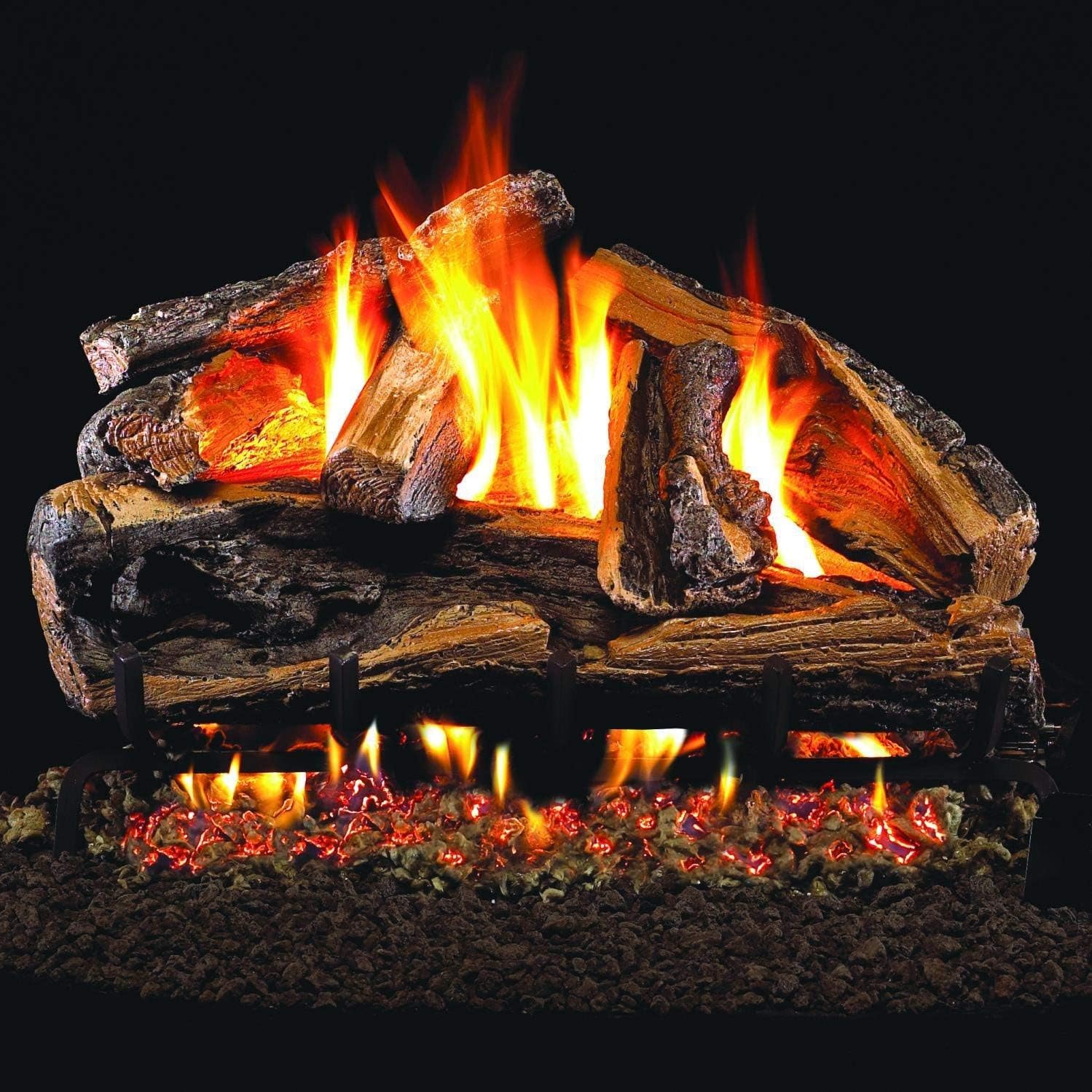 Peterson Real Fyre 24-Inch Rugged Split Oak Gas Logs (Logs Only - Burner Not Included)