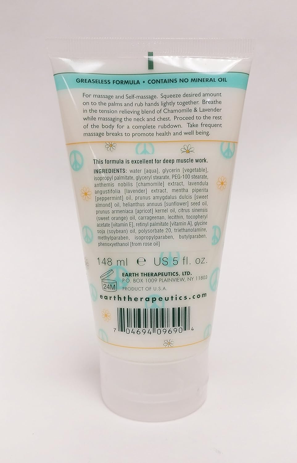 Earth Therapeutics Anti-stress Massage Lotion 5 Oz : Beauty