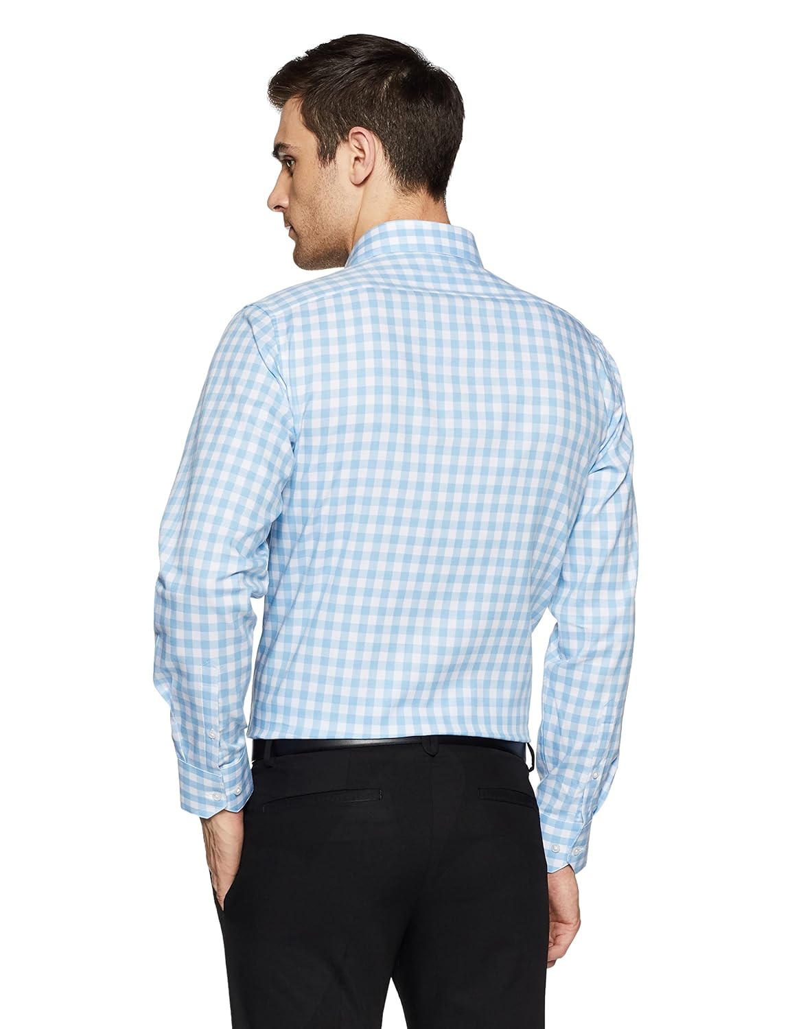 van heusen men's solid slim fit formal shirt