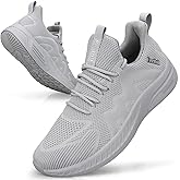 Feethit Mens Non Slip Walking Sneakers Lightweight Breathable Slip on Running Shoes Athletic Gym Tennis Shoes for Men