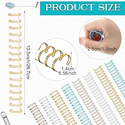 Chengu 20 Pcs Cinch Wire Binding Wire Twin Binding